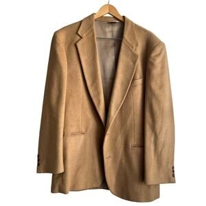 Vintage Hunt Valley Camel Hair Blazer Coat Jacket Size Men’s XL 22x34